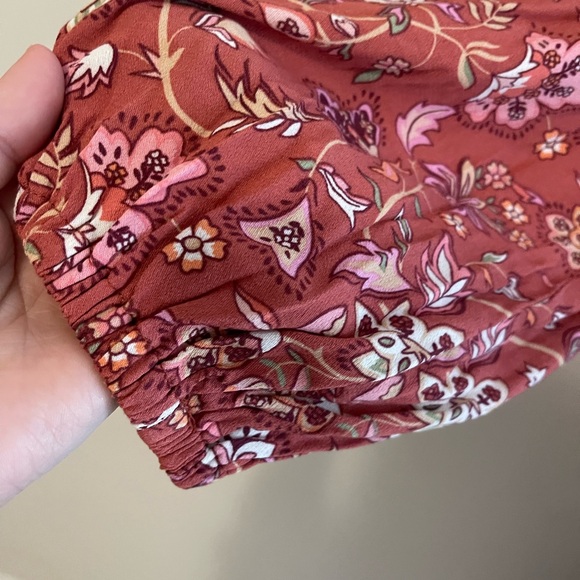 Spell Pink Tiered Sundress with Bishop Sleeves - Picture 8 of 11